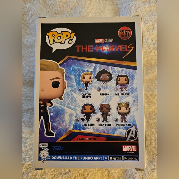 Captain Marvel Funko POP! 1257 - Picture 2 of 8